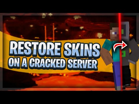 How to restore your minecraft skins on a cracked minecraft server | Skin Restorer Plugin Tutorial