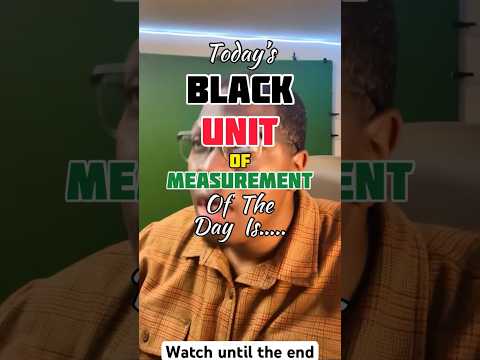 Today’s Black Unit of Measurement of the day is BOFFUM #shorts
