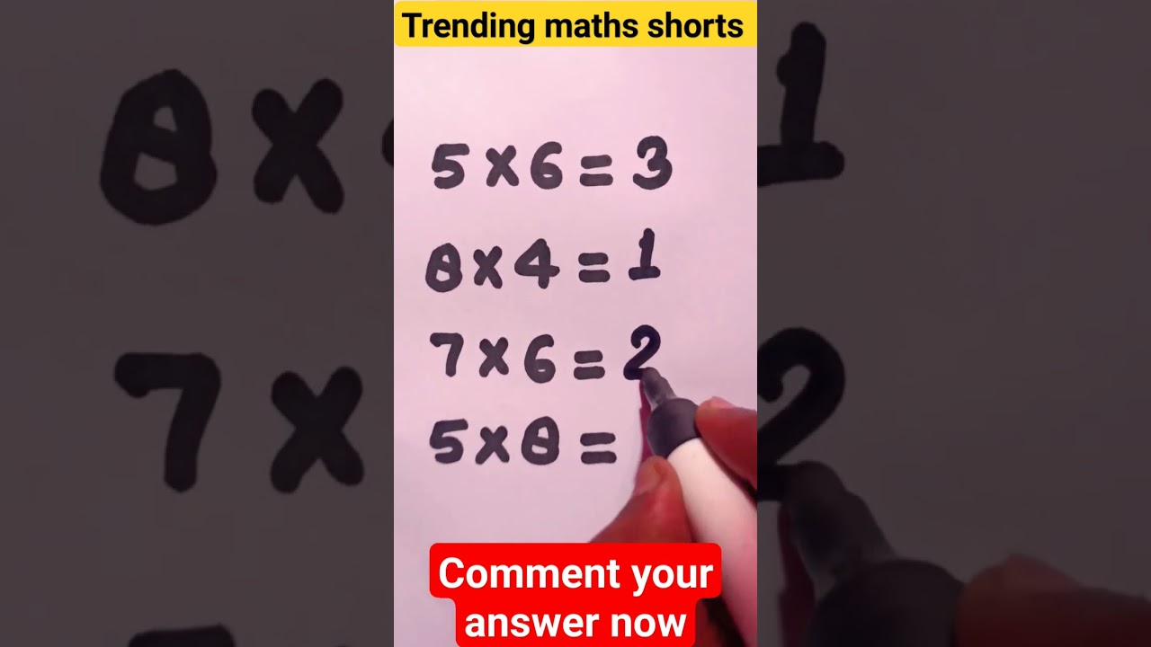 #shorts #maths #mathtrick #viral maths shorts #trending #trending  maths shorts