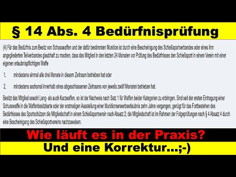 Needs assessment according to § 14 para. 4 in practice