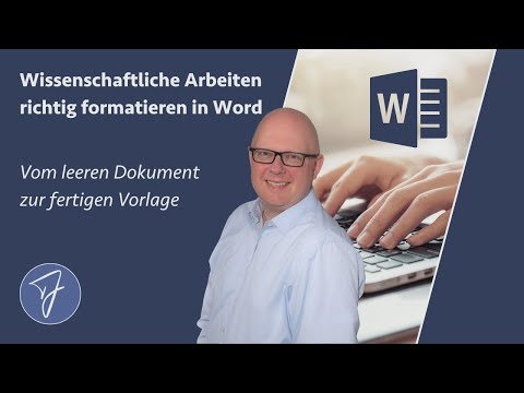 Vorlage für wissenschaftliche Arbeiten in Word erstellen