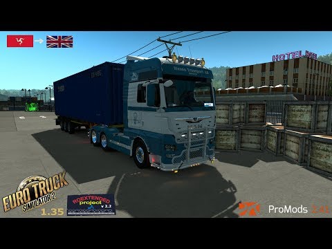 ETS2 1.35 I My Trucking Diary - Episode #176 I Douglas to Sheffield I Promods 2.41, RoEx 2.2