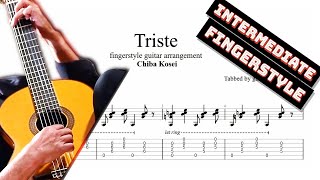 A C Jobim - Triste TAB - fingerstyle guitar tabs (PDF + Guitar Pro)