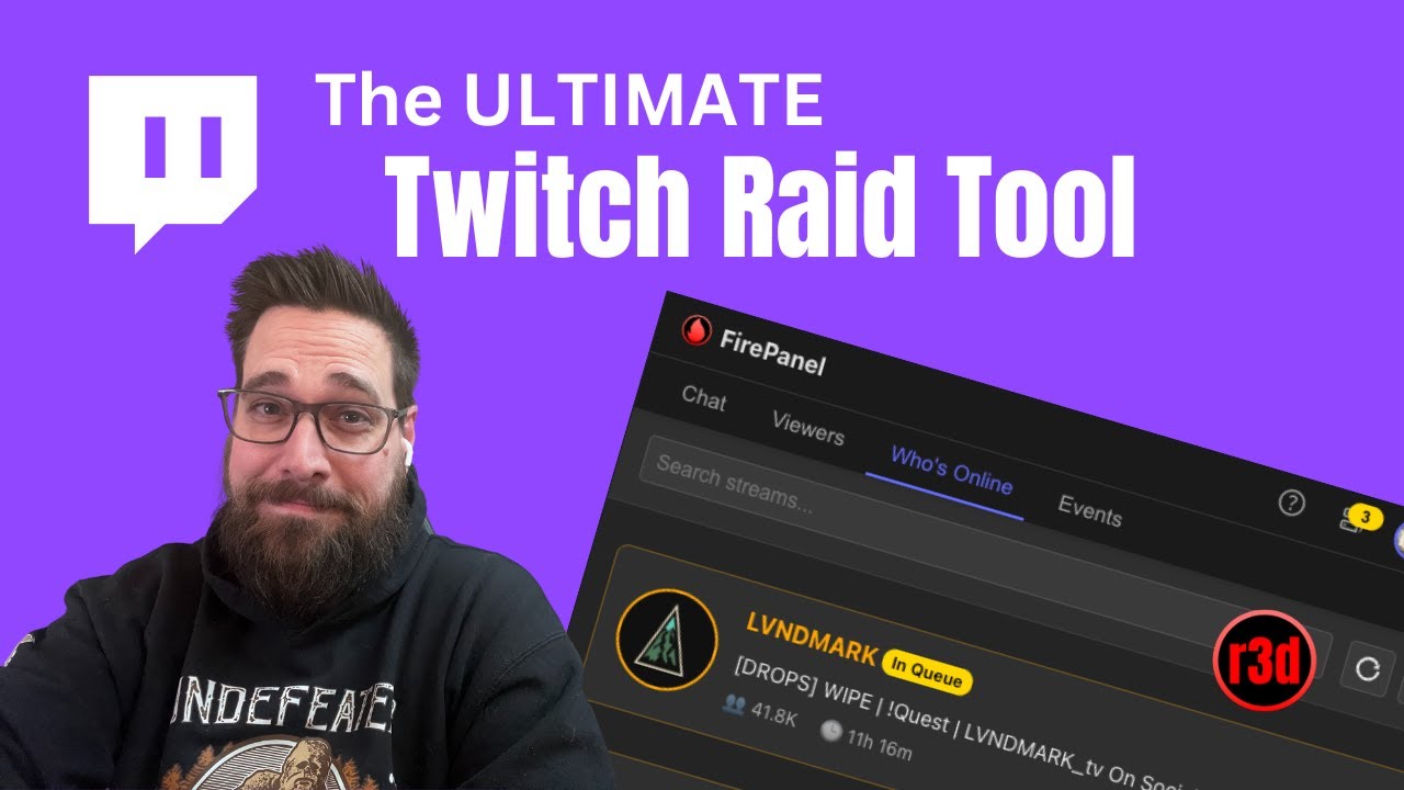 The Ultimate Twitch Raid Tool