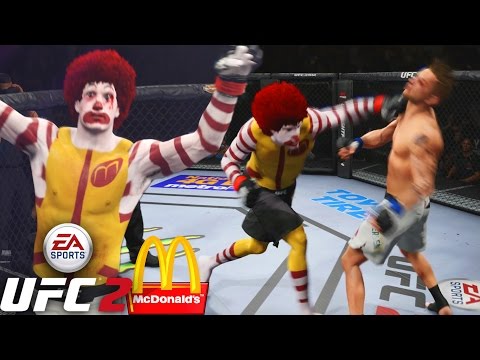 Ronald McDonald Serving These HANDS! I'm Loving It! EA Sports UFC 2 Online Gameplay