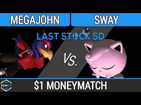 LSSD 97 - Megajohn (Falco) vs. B2S | Sway (Puff) - SSBM $1 Moneymatch - Smash Melee