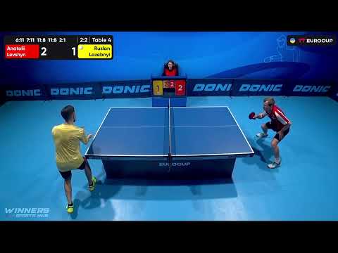 16:20 Anatolii Levshyn - Ruslan Lazebnyi 27.07.2023 TT Euro.Cup Ukraine Star. TABLE 4