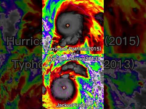 Hurricane Patricia(2015) Vs Typhoon Haiyan(2013) #typhoon #hurricane #debate