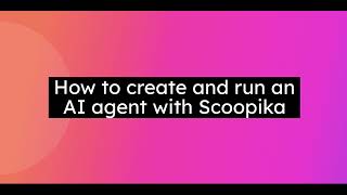 Add AI agents to your app in minutes with scoopika.com