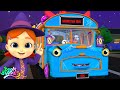 Halloween Wheels On The Bus Fun Ride Vehicle Cartoon For Kids