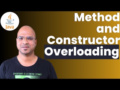 4 5 Java Tutorial | Method and Constructor Overloading