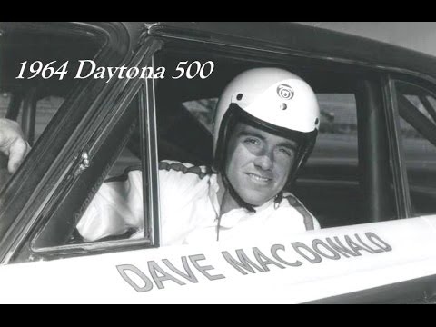 1964 Daytona 500 - Dave MacDonald 10th in Bill Stroppe Mercury. Richard Petty wins first Daytona 500.