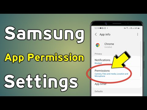 Samsung App Permission | Samsung App Permission Setting | App Permissions Samsung