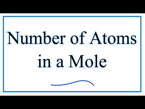 Number of Atoms in a Mole