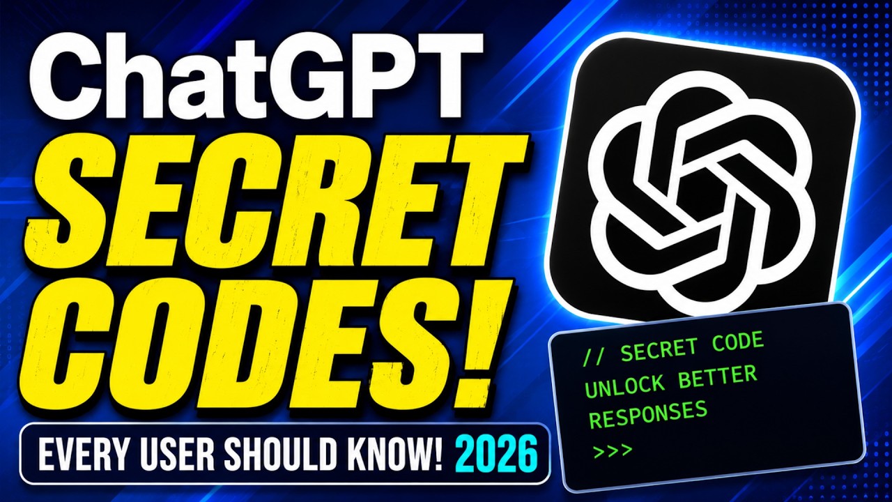 12 Secret ChatGPT Codes You NEED to Know! 2026
