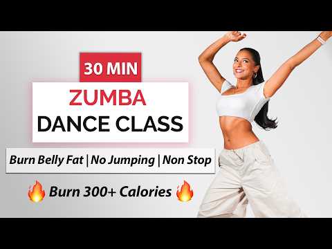 30 MIN ZUMBA DANCE WORKOUT TO BURN BELLY FAT 🔥 Latin Cardio for Beginners | No Jumping,300+ Calories