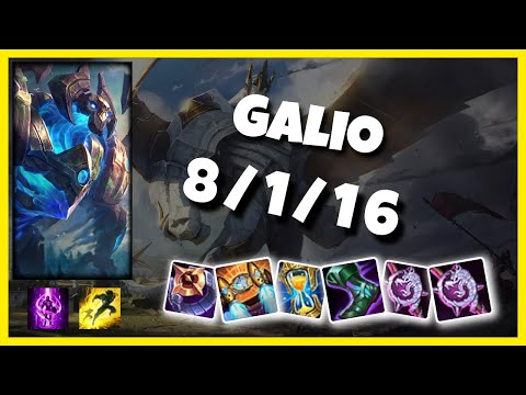 Galio vs Syndra NA Challenger MID (8/1/16) - v11.3