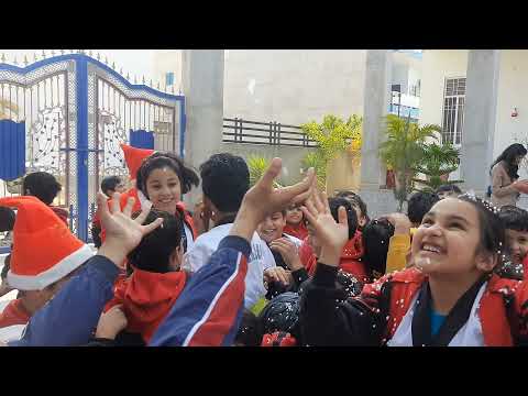 children's enjoying snowfall at Meraki on Christmas | Meraki International School