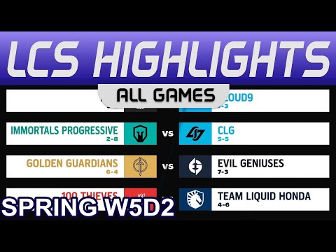 LCS Highlights Week5 Day2 LCS Spring 2023 All Games By Onivia