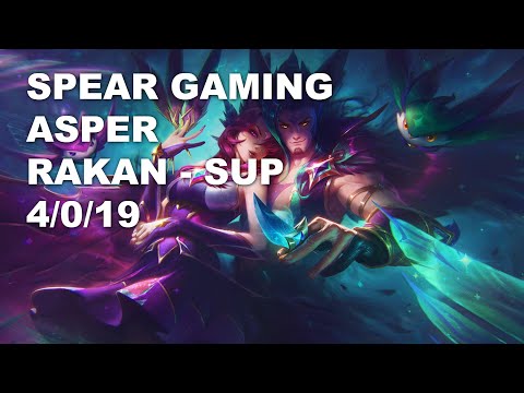 Spear Gaming Asper Sup Rakan vs Janna - KR Grandmaster Patch 10.9
