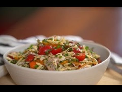 How to Make Orzo Salad With Smoked Trout