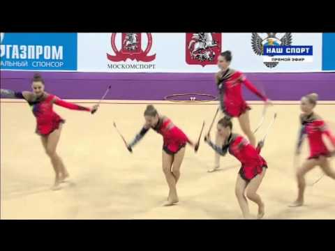 Latvia 6 Clubs + 2 Hoops EF 2016 Moscow Grand Prix
