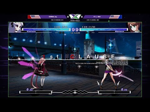 F@X 291 UNIST - Coma [L] (Vatista) Vs. Rei (Nanase) - Under Night In-Birth Exe:Late[st] Grand Finals
