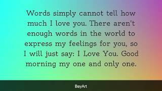Cute Good Morning Paragraphs for Lovers | Romantic Texts to Start Their Day Right