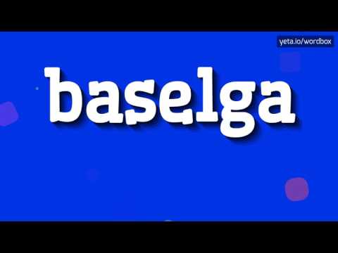 BASELGA - HOW TO PRONOUNCE IT!?