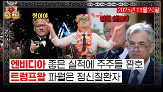 엔비디아 좋은 실적에 주주들 환호ㅣ트럼프왈 파월은 정신질환자