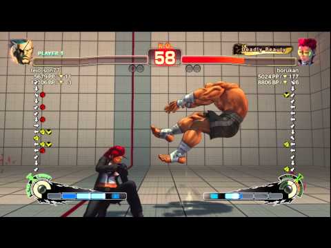 teio-son77 [Sagat] vs. borukan [C. Viper] | SSF4 AE