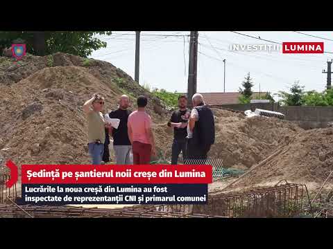 Sedinta operativa pe santierul noii crese din Lumina