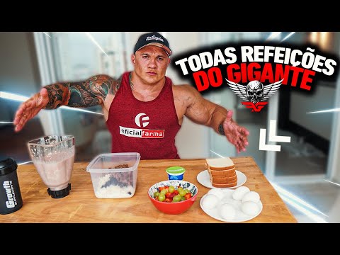 FABIO GIGA SHOWS ALL HIS MEALS