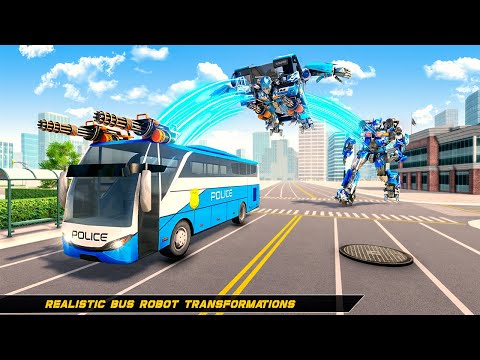 Bus Robot Car Transform War– Spaceship Robot game Gameplay 2 (Brave Jackals)