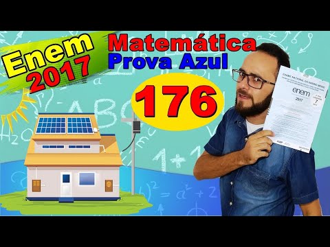 Enem 2017 - Questão 176 - prova azul de matemática (Regra de três e porcentagem)