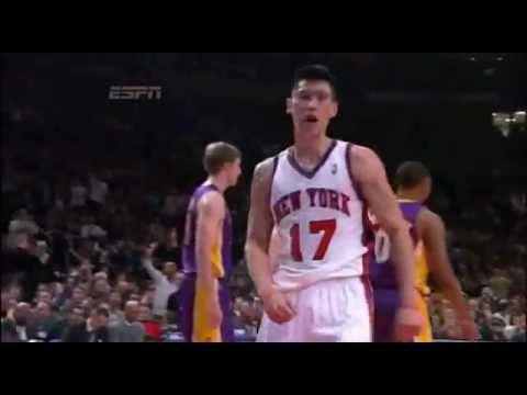 NY Knicks' Jeremy Lin-Sanity Takes Apart the Lakers on 02/10/12 to Pearl Jam's Jeremy