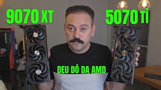 AMD PRECISA MELHORAR URGENTE! RX 9070 XT VS RTX 5070 TI