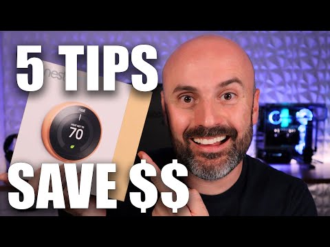 Nest Thermostat - 5 Tips to Save Money