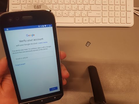 CAT S61. Remove google account, Bypass FRP. Without PC!!!