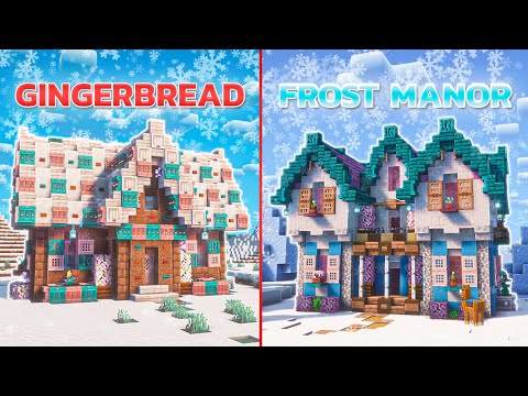 3 Christmas Houses You NEED In Minecraft