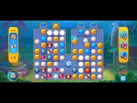 Fishdom Easy Level 10165 (with ingame lightning and firecracker boosters) @choraelmin