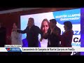 Acto del candidato a gobernador Martin Llaryora en Huerta Grande