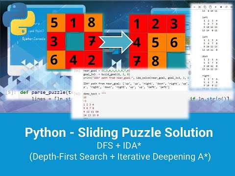 Speed Coding Python Sliding Puzzle Game