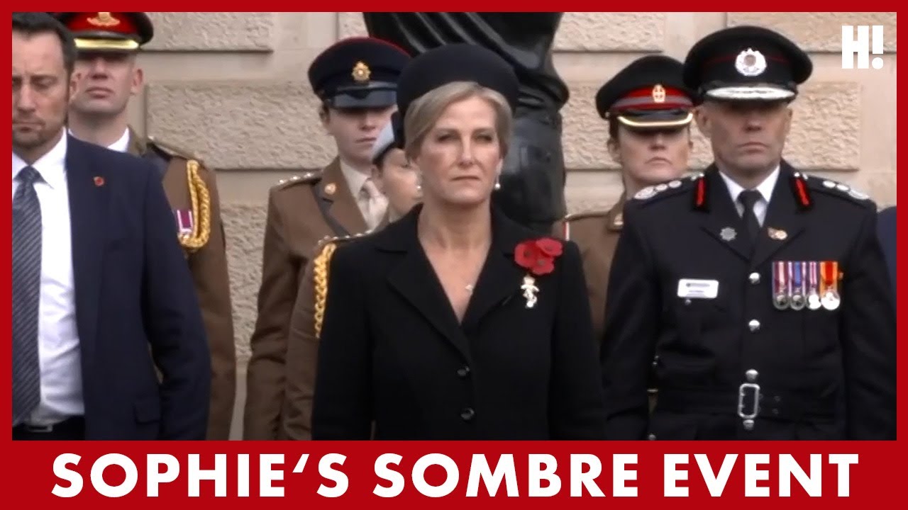 Duchess of Edinburgh visibly EMOTIONAL during Armistice Day service  | HELLO!