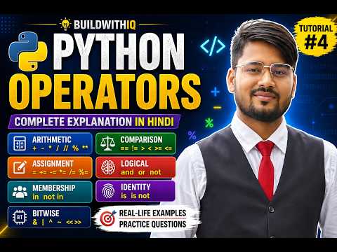 Python Operators In Hinglish Arithmetic Comparison Python Tutorial 4