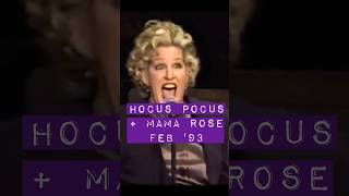 Hocus Pocus: Bette Previews Winifred Live in '93 🧹