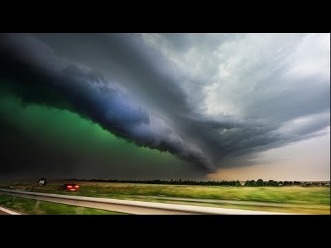 EXTREMES UNWETTER / heftiges SUPERZELLEN - MONSTER / Sturmjagd von Frankreich bis Deutschland