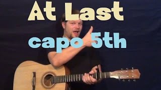 At Last (Will Champlin) Easy Guitar Lesson How to Play Capo 5th Tutorial