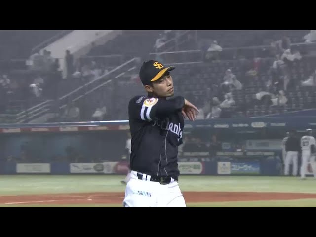 8回裏 今季初先発 ホークス・岩嵜 粘りのピッチングで8回129球 1失点!! 2014/5/15 M-H