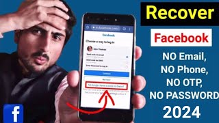 Facebook Hacked Account Kaise Recover Kare? Whitout Number & Email OTP 2024 | Technical Abbas